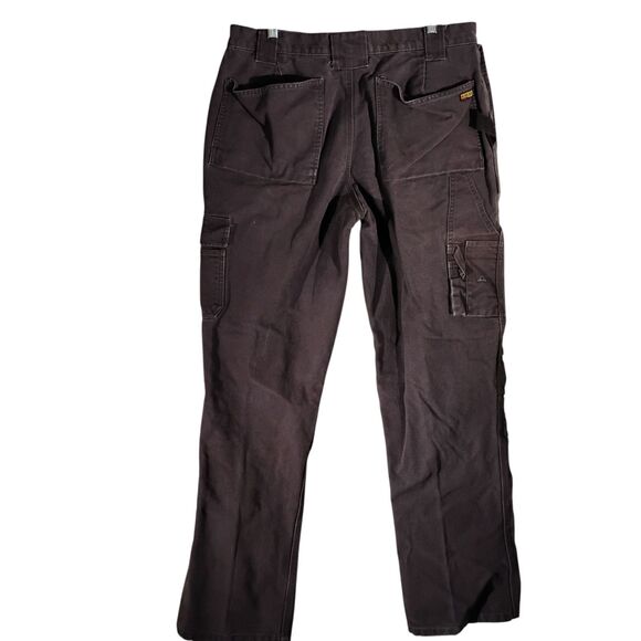 Blaklader pants mens 36x34 gray canvas double knee carpenter utility work - Picture 2 of 9